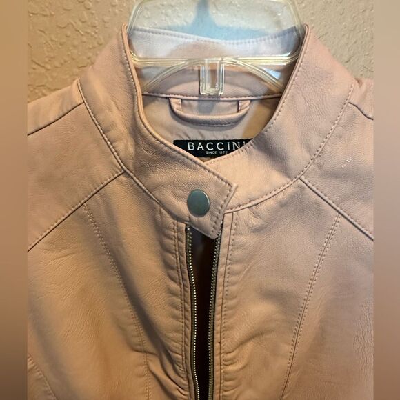 Baccini Faux Leather Jacket - Picture 5 of 10
